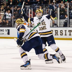 Image post by @nd_hockey on Instagram