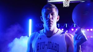 Video post by @byuisports on Instagram