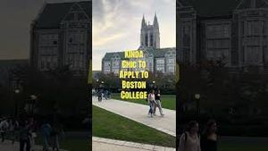 Video post by @bostoncollege on YouTube