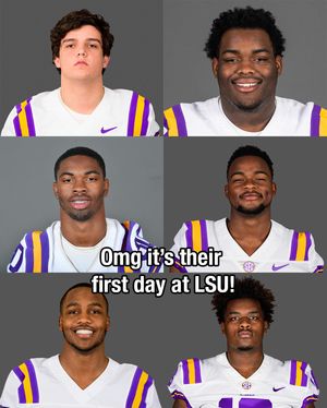Image post by @lsufootball on Instagram