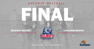 Image post by @BelmontBruinsSoftball on Facebook