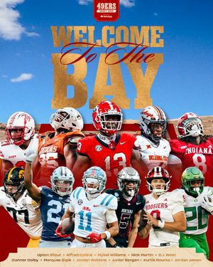 Image post by @49ers on Twitter