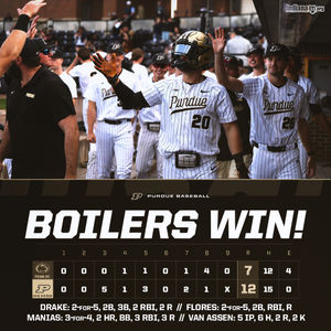 Image post by @purduebaseball on Instagram
