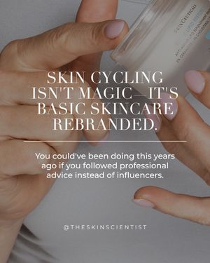 Image post by @theskinscientist on Instagram