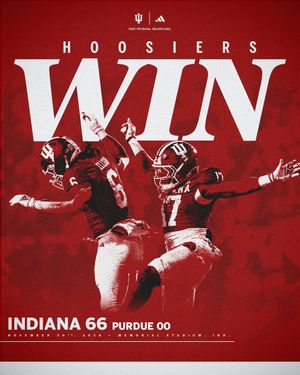 Image post by @IndianaFootball on Twitter