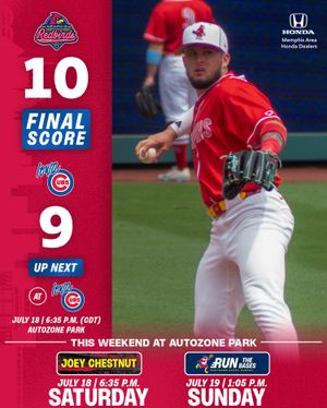 Image post by @memphisredbirds on Instagram