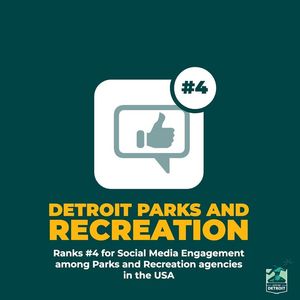 Image post by @DetroitParksRec on Facebook