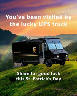 Image post by @ups on Instagram