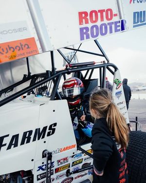 Image post by @kylelarsonracin on Instagram