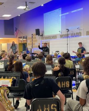 Image post by @arlingtonhsbands on Instagram