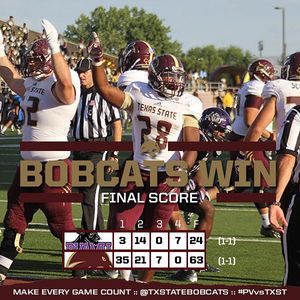 Image post by @txstatebobcats on Instagram