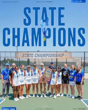 Image post by @carmelhsgirlstennis on Instagram