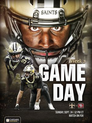 Image post by @saints on Instagram