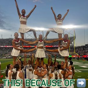 Image post by @csucheerleading on Instagram