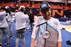 Image post by @MSU_Gymnastics on Twitter