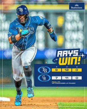 Image post by @RaysBaseball on Twitter