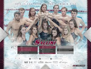 Image post by @SIU_SwimDive on Twitter