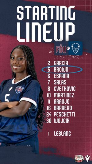 Image post by @FDUKnightsWSOC on Twitter/X
