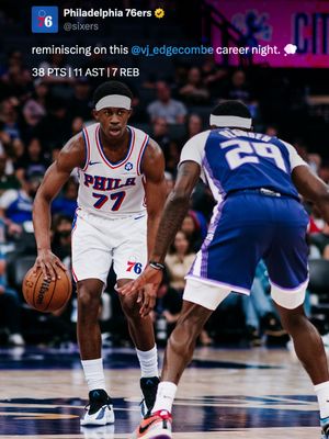 Image post by @sixers on Instagram