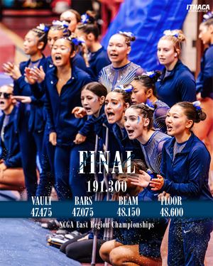 Image post by @ithacagymnastics on Instagram