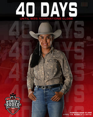 Image post by @womensrodeo on Instagram