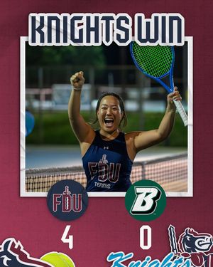 Image post by @fduknights_tennis on Instagram