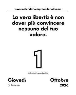 Image post by @calendarioimprenditoriale on Instagram