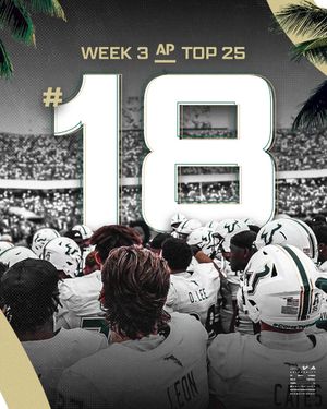 Image post by @USFFootball on Twitter