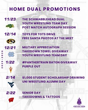 Image post by @uni_panther_wrestling on Instagram