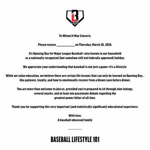 Image post by @baseball_lifestyle101 on Instagram