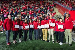 Image post by @RUAthletics on Twitter