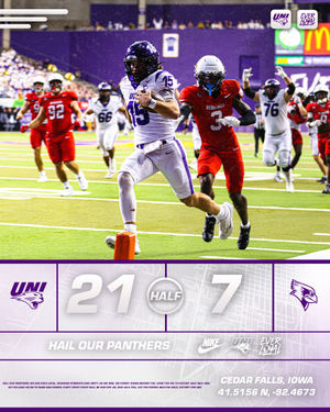 Image post by @unipantherfootball on Instagram