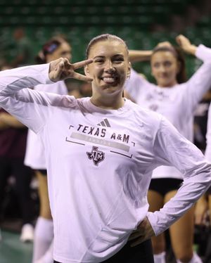 Image post by @aggievolleyball on Instagram