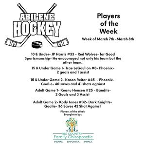 Image post by @AbileneHockey on Facebook