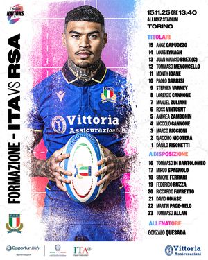 Image post by @italrugby on Instagram