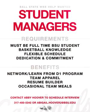 Image post by @ballstatewbb on Instagram