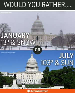 Image post by @accuweather on Twitter