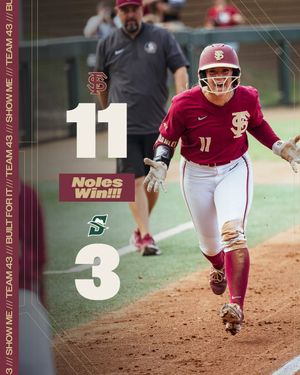 Image post by @fsusoftball on Instagram