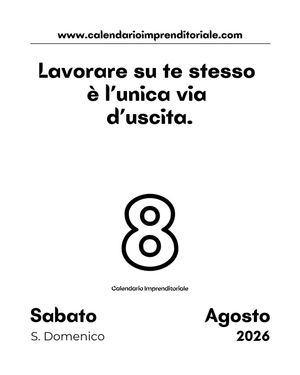 Image post by @calendarioimprenditoriale on Instagram