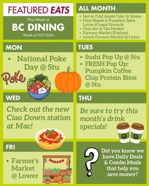 Image post by @bc_dining on Instagram