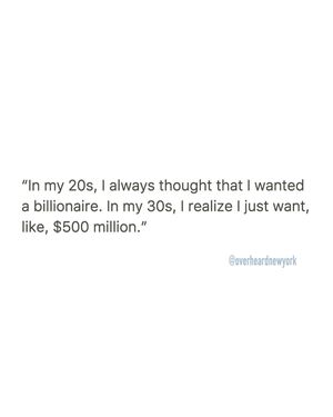 Image post by @overheardnewyork on Instagram