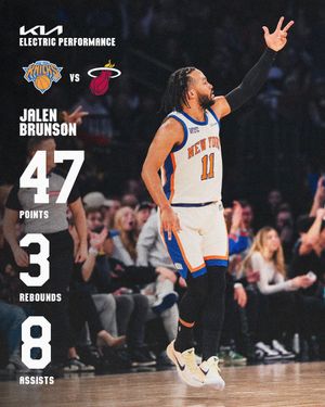 Image post by @nyknicks on Twitter