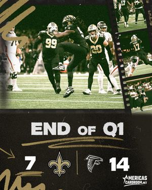 Image post by @Saints on Twitter