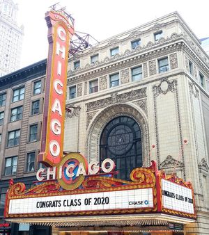 Image post by @chicagotheatre on Instagram