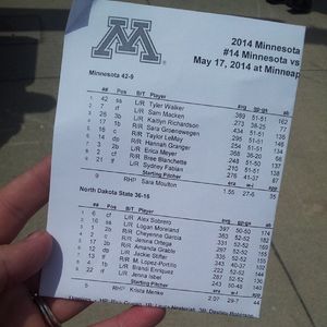 Image post by @gophersoftball on Instagram