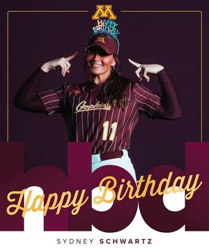 Image post by @GopherSoftball on Facebook