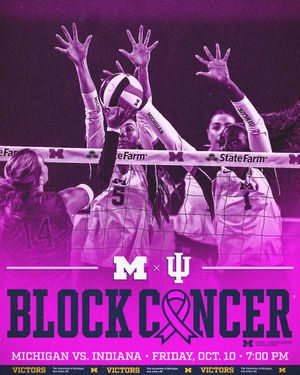 Image post by @umichvball on Instagram