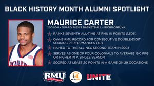 Image post by @RMUAthletics on Facebook