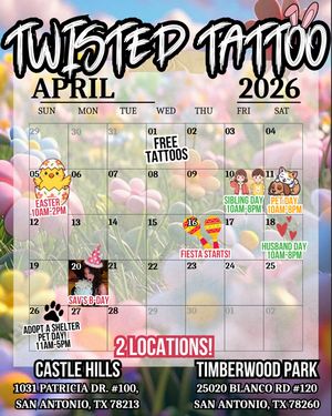 Image post by @twistedtattootx on Instagram