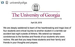Image post by @uga_wbb on Instagram